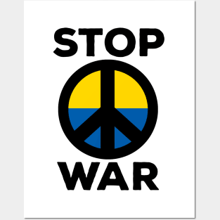 Stop War Flag of Ukraine Posters and Art
